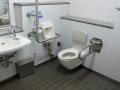Toilet inside (beyond tkt barrier) Subway Shijo Sta. 