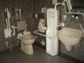 Toilet on west side of main hall of Kiyomize-dera Temple
