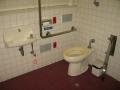 Toilet inside (beyond tkt barrier) of Subway Keage Sta.
