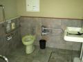 Public toilet at Nakanoshima area of Arashiyama Park (east)