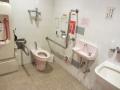 Toilet outside of tkt barrier in Subway Kyoto Shiyakusho-mae Sta. 