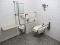Toilet inside (beyond tkt barrier) Subway Gojo Sta. 