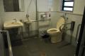 Universal toilet next to (north side of) the restroom in Gyoen Gardens, Nakadachiuri-dori